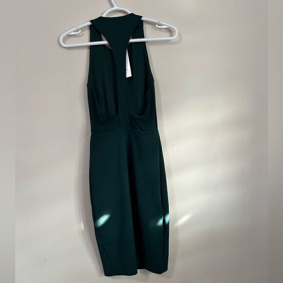 NWT H&M Emerald Green Pencil Midi Dress - Picture 5 of 10